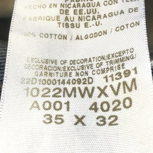 WRANGLER® "20X" No. 22 Original Jean in Vintage Denim 35x32 - Picture 11 of 13